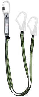 Picture of Kratos Forked Energy Absorbing Webbing Lanyard 1.80 mtr and Connectors - [KR-FA-30-400-18]