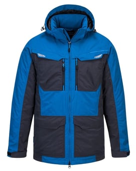 picture of Portwest - T740 - WX3 Winter Jacket - Persian Blue - PW-T740PBR