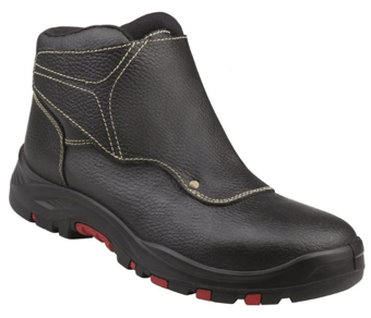 Picture of Delta Plus S3 HRO HI SRC Cobra4 Black Split Leather Welding Boots - LH-COBR4S3NO