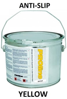 picture of PROline Floor Paint - Anti-Slip - 5 Litre Tins - Yellow- [MV-263.24.370]