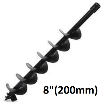 picture of Efco Post Hole Auger Bit 8 Inch - [HC-EA8]