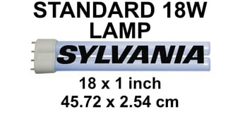 Picture of Sylvania - 15 Watts Lamp For Fly Killers - BL368 - Standard UV - [BP-LS15WX-S] - (DISC-R)