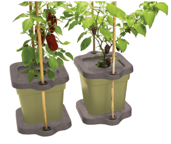 picture of Garland Cane Grip Grow Pots - Set of 2 - [GRL-G255]