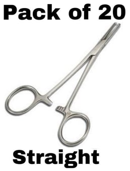 picture of Single Use - Mosquito Artery Forceps - 12.5cm - Straight - Pack of 20 - [ML-D8858-PACK]