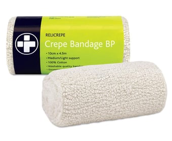 Picture of Relicrepe Bandage BP - 10cm x 4.5m - 100% Cotton - [RL-443]