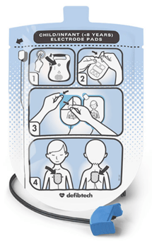 Picture of Defibtech Lifeline AED/AUTO Paediatric Defibrillation Pads - [ORT-DDP-200P] 