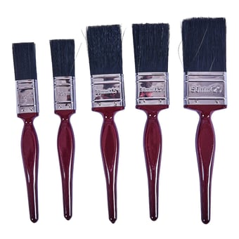 picture of Amtech 5 Piece No Bristle Loss Paint Brush Set - [DK-G4340]