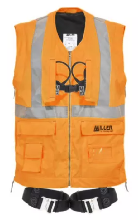 Honeywell H500 High Visibility Orange Jacket - Front Web Loops - Size 2 - [HW-1036130]