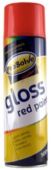 picture of ProSolve Gloss Red Paint - 500 ml - RAL 3020 - [PV-GRP5A]