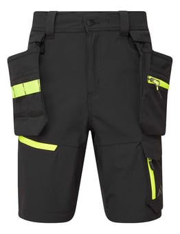 picture of Portwest EV444 - EV4 Lightweight Detachable Holster Shorts - Black - PW-EV444BKR