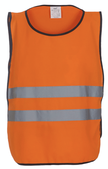 picture of Yoko Hi-Vis Orange 2 Band Tabard - [BT-HVJ269-ORG]