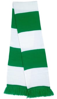 picture of Result Winter Essentials R146X Team Scarf - White/Kelly Green - [BT- R146X-WHGRN]