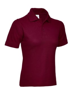 picture of Uneek Ladies Poloshirt - Maroon Red - UN-UC106-MRN