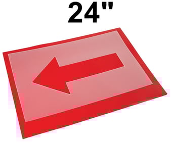 picture of ProSolve Straight Arrow Stencil - 24 Inch - [PV-SAS24]