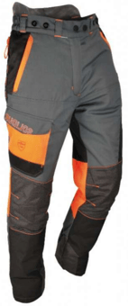 picture of Solidur COPA Class 1 Type A COMFY Chainsaw Trousers Grey/Orange - SEV-COPAGR