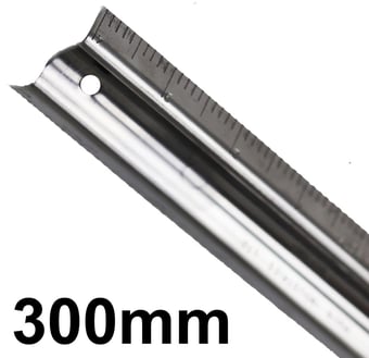 picture of Maun Metal Safety Rule 300mm - [MU-1774-300]