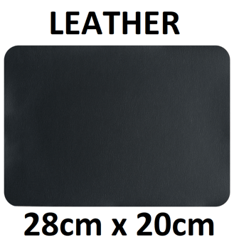 picture of MastaPlasta Leather Repair Patch XL Plain Black 28cm x 20cm - [MPL-BLACKXL28X20EU]