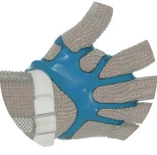 picture of Blue Plastic Semi-Disposable Glove Grips - Pack of 100 - [MI-GG]