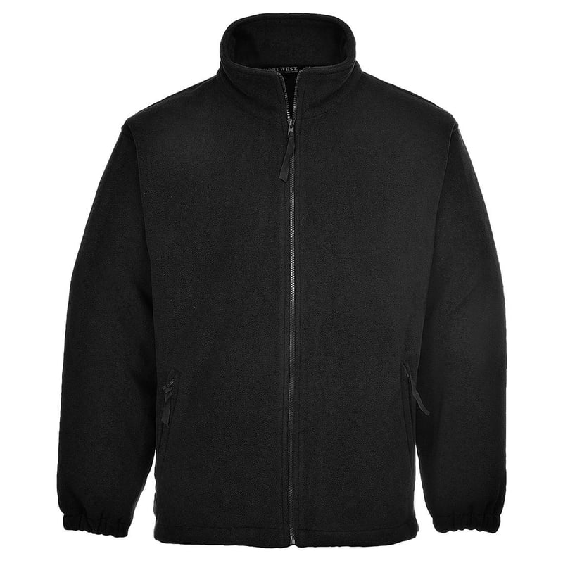 picture of Aran Fleece - 100% Polyester - Anti-Pill Finish - Black - 280g - PW-F205-BLK