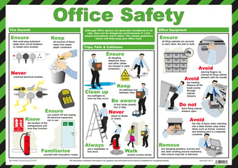 picture of Office Safety Poster - 590 x 420Hmm - [SA-A580]