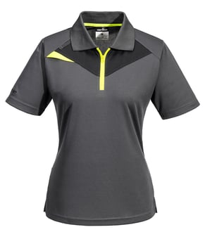 picture of Portwest DX409 - DX4 Women's Polo Shirt S/S - Metal Grey - PW-DX409MGR