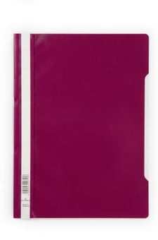 Picture of Durable - Clear View Folder - Economy - Crimson - Pack of 50 - [DL-257335]