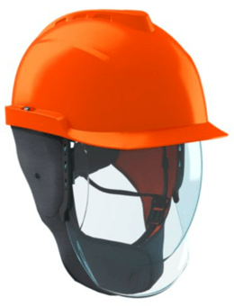 picture of MSA V-Gard 950 Class 2 Safety Helmet Non-Vented Orange - [MS-GVF6A-C0AA00I-000]