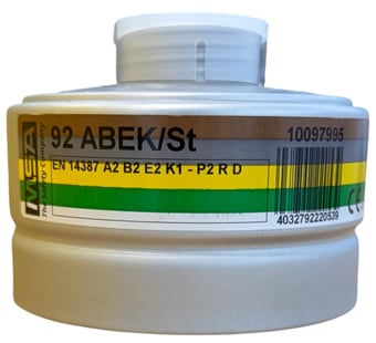 Picture of MSA - 92 ABEK/P2 - Combined Filter - A2B2E2K1-P2 R D - [MS-10097995]