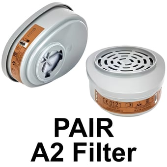 picture of MSA - Advantage 201 A2 - Gas Filter Cartridges - A2 - Pair - [MS-430371]