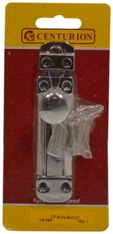 Picture of Centurion - CP Flat Sliding Bolt 4 Inch - 100mm - [CI-VB106P]