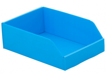 Picture of Correx Plastic Parts Bins - 100h x 200w x 300d mm - Pack Of 25 - Blue - [BDU-P3020B25] - (LP)