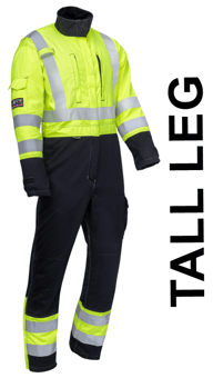 picture of ProGARM 6460 Lightweight Coverall - Hi-Viz Yellow/Navy - Tall Leg - PG-6460-TL - (LP)