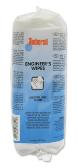 Picture of Ambersil - Engineers Wipes - Low Lint Cleaning Wipes - Pack of 50 Wipes - [AB-31797-AA] - (DISC-W)