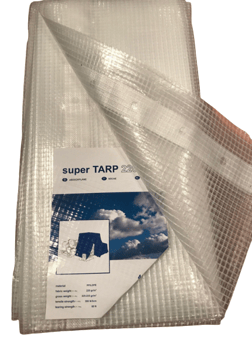 Picture of Flexi Tarp Premium Reinforced Tarpaulin Clear 220gsm - 4m x 5m - [LTR-130200]
