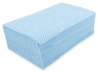 Picture of Streetwize - Blue Disposable Cleaning Cloths - Pack of 50 - [STW-SWCR34]