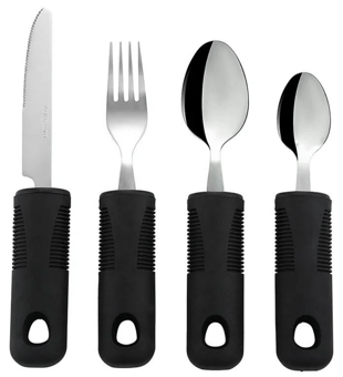 picture of Lifemax Easy Grip Cutlery Set 4 Piece - [LM-2202]