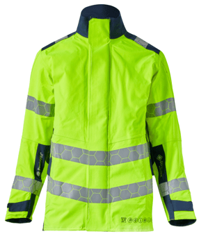 picture of ProGARM WJ250M Gore-Tex Pyrad Stretch Jacket - Male Fit - Hi-Viz Yellow/Navy - PG-WJ250M