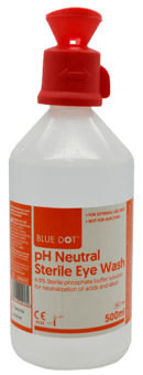 picture of Blue Dot Eye Wash Solution In Round Bottle 500ml - [CM-2146]