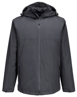 picture of Portwest S610 - Professional Rain Jacket - Metal Grey - PW-S610MGR