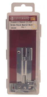 Picture of CP Wide Necked Barrel Bolts - 75mm (3") x 25mm (1") - [CI-DB05E]