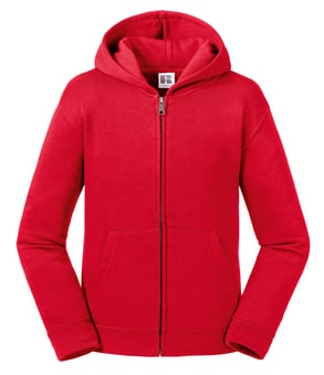 picture of Russell Children's Authentic Zipped Hooded Jacket - Classic Red - BT-R266B-CRE