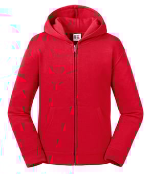 Picture of Russell Children's Authentic Zipped Hooded Jacket - Classic Red - BT-R266B-CRE