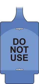 Picture of AssetTag Flex - Do not use 1 - Blue - Pack of 10 - [CI-TGF0510B]