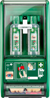 picture of Cederroth First Aid Eye Wash Station With Plaster Dispenser - [SA-CD30]