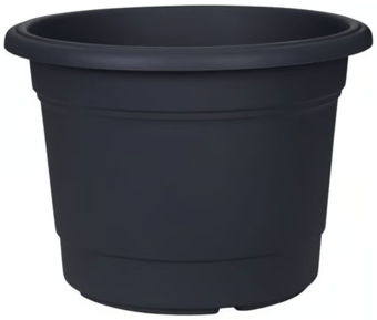 Picture of Whitefurze 50cm Round Milano Planter - Gunmetal - Box Deal of 10 - [IH-WHFG01R504]