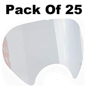 picture of 3M - 6885 Faceshield Cover for the 6900 Full Face Mask - Disposable - Pack of 25 - [3M-6885]