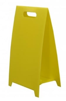 Picture of Spectrum Blank Floor Stand For Signs (Yellow) - SCXO-CI-4660