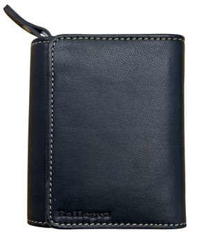 picture of Ladies Small Black RFID Blocking Purse Wallet - Multi Coloured Inside - FG-CA-1252