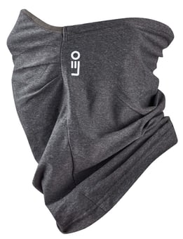 picture of Leo EcoViz HeiQ Viroblock 3-Layer Snood - Grey - [LE-SN01-GY]