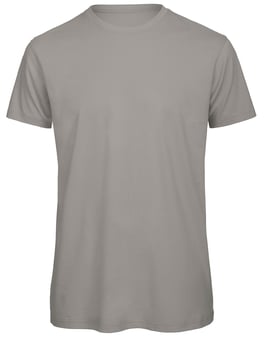 picture of B&C Men's Organic Inspire Tee T-Shirt - Light Grey - RLW-BA118LGRE